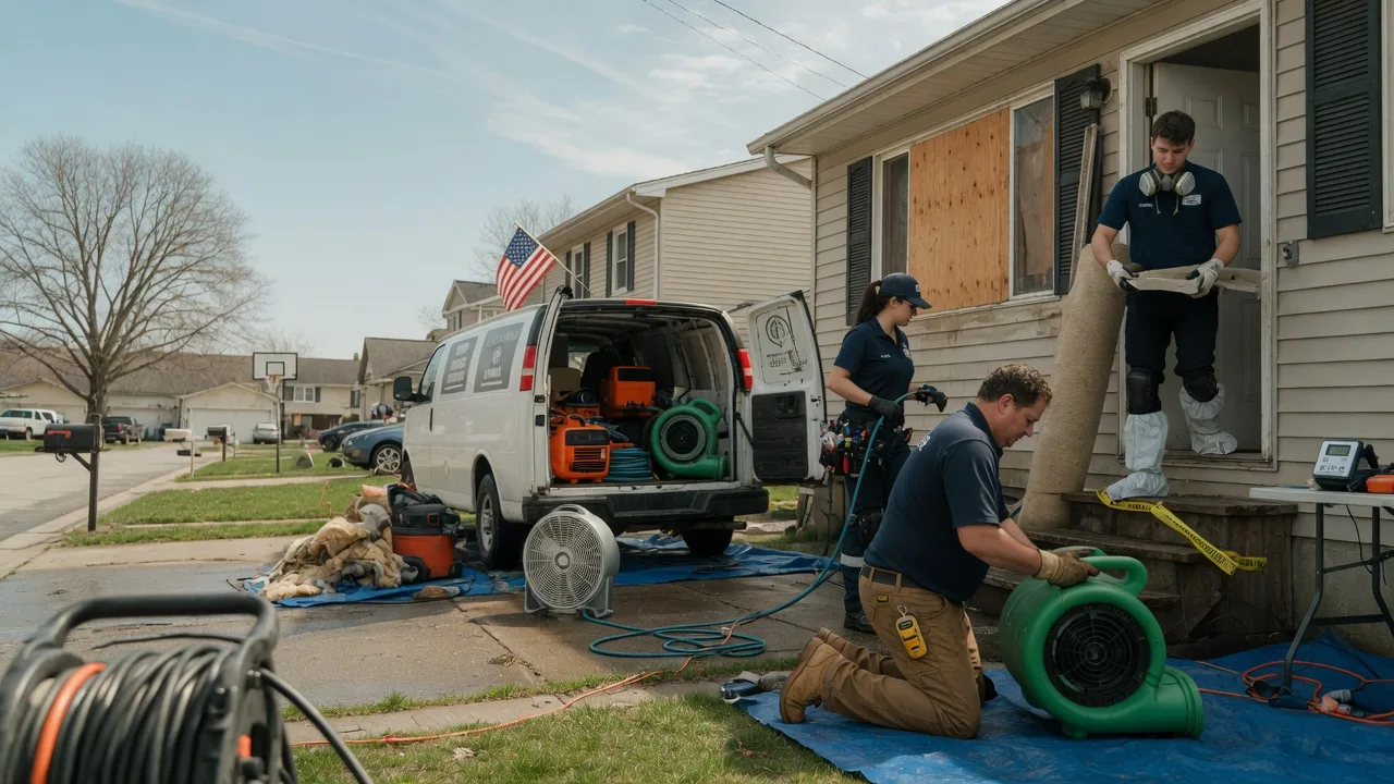 Water Damage Restoration in Comins, MI near me